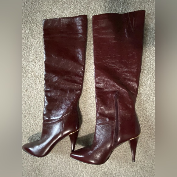 MICHAEL Michael Kors Shoes - Michael Kors Rosalyn Tall Knee High Oxblood Boots